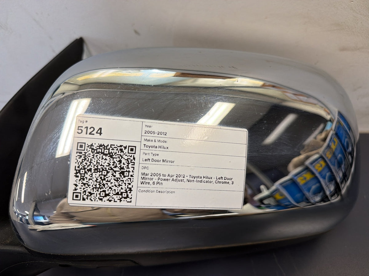 2005-2012 Toyota Hilux Left Door Mirror