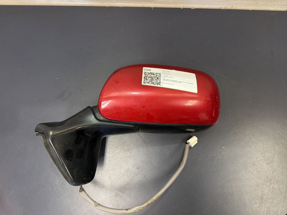 Mar 2007 to Sep 2009 - Toyota Corolla ZRE152R Hatchback - Left Door Mirror
