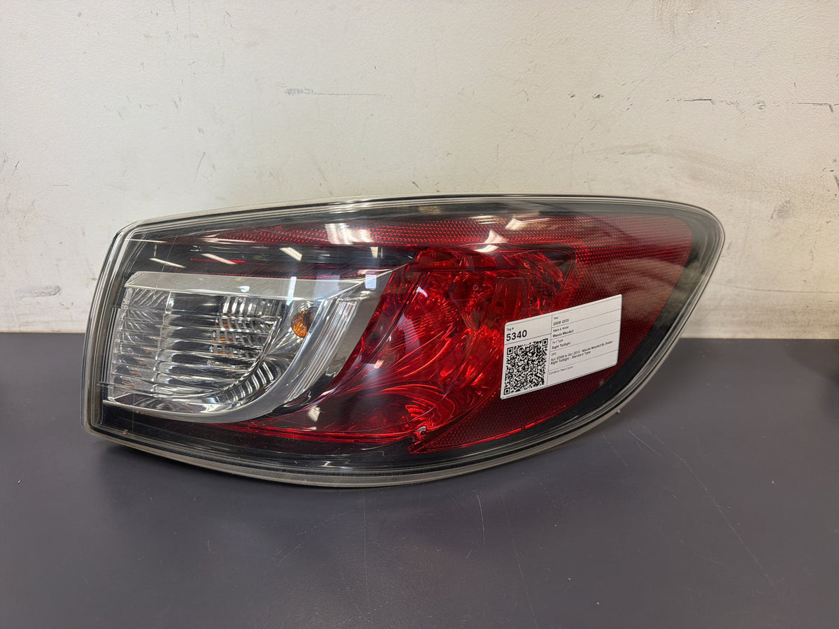 Apr 2009 to Oct 2013 - Mazda Mazda3 BL Sedan - Right Taillight - Standard Type