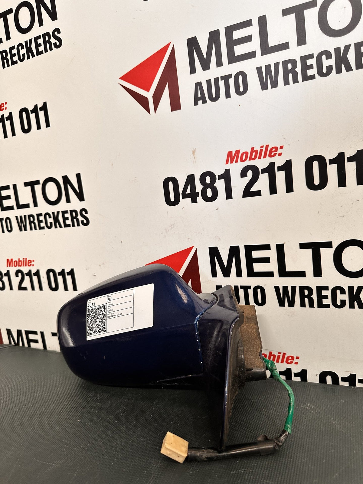 Nov 1999 to Oct 2005- Toyota Celica ZZT231- Right Door Mirror- Colour Coded