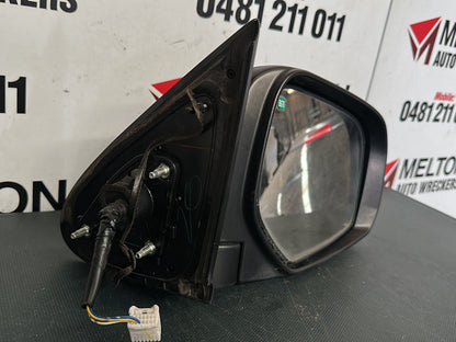 2015- 2018 Mitsubishi Triton MQ GLX Right Door Mirror Non Indicator Black