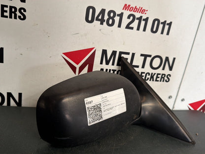 Aug 2002 to May 2006- Toyota Camry- Right Door Mirror- Black, Sk36