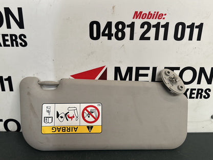 Aug 2012 to Jun 2018- Toyota Corolla ZRE182R ZWE186R- Left Sun Visor
