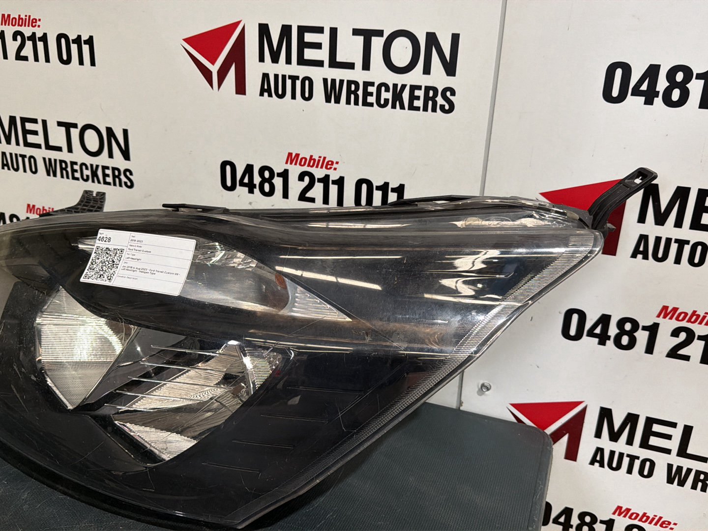 Jan 2018 to Aug 2023- Ford Transit Custom VN- Left Headlight- Halogen Type