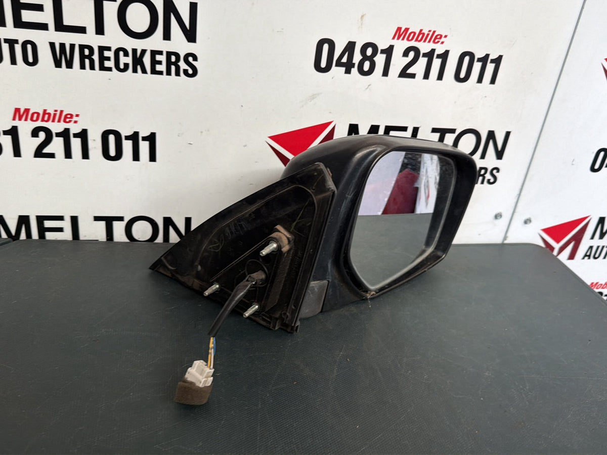 Jul 2006 to Apr 2015- Mitsubishi Triton ML MN- Right Door Mirror- Power Adjust, Black
