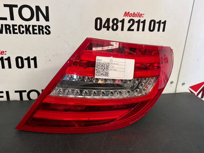 2011- 2014 MERCEDES C CLASS RIGHT TAILLIGHT W204, SEDAN, LED TYPE, 03/11-07/14