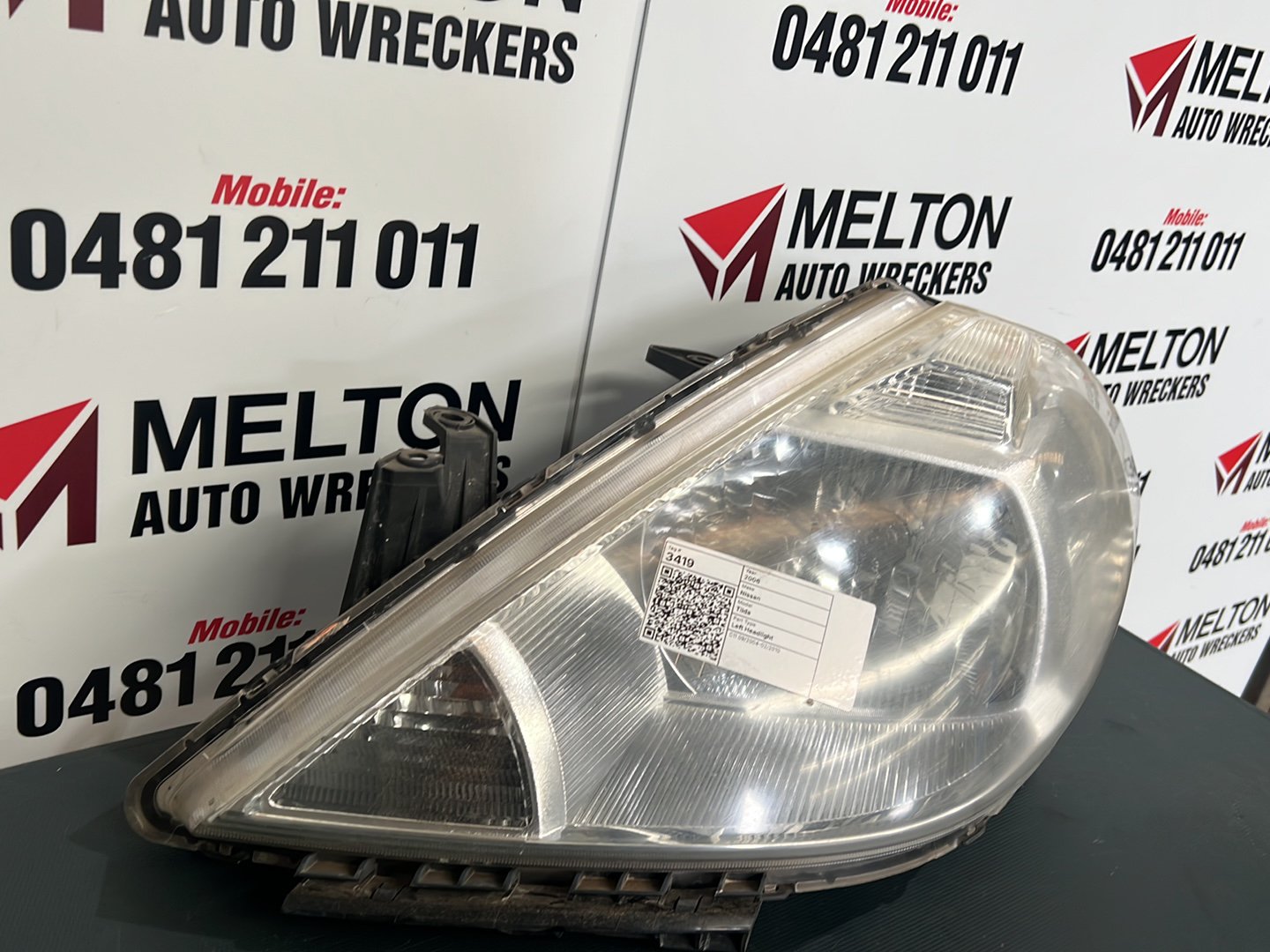Sep 2004 to Feb 2010 - Nissan Tiida C11 Australia Only - Left Headlight