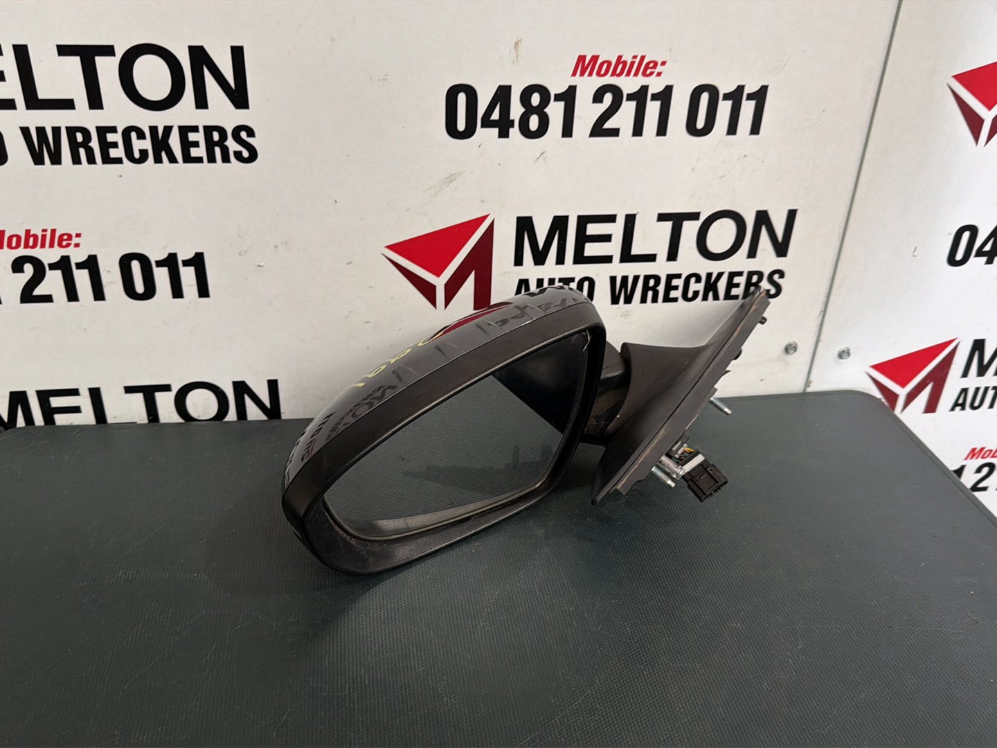 Oct 2013 to Oct 2015- Kia Optima TF- Left Door Mirror- Power Fold, Non-Blind Spot Monitor, Rectangle Plug, 8 Pin