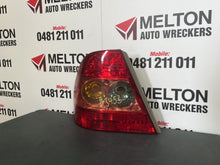 2003 Toyota Corolla Left Taillight