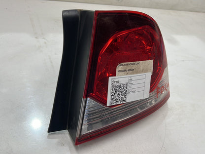 Jan 2009 to Dec 2011- Honda Civic 8th Gen Sedan- Right Taillight