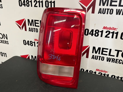 Oct 2010 to Sep 2022- Volkswagen Amarok 2H- Left Taillight- Body Mounted, Non Tinted Type