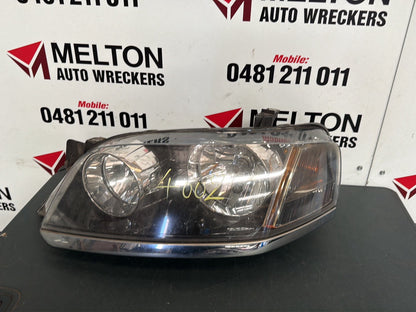 May 2009 to Apr 2011- Ford Territory SY MkII TX- Left Headlight- Black Insert Type