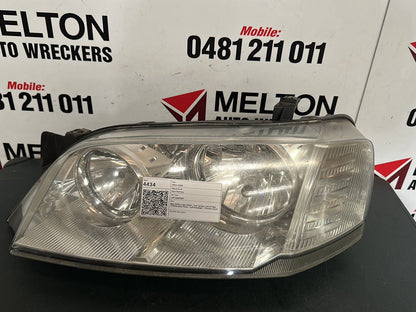 May 2004 to Apr 2009 - Ford Territory SX SY MkI TS Ghia Ghia Turbo - Left Headlight - Chrome Insert