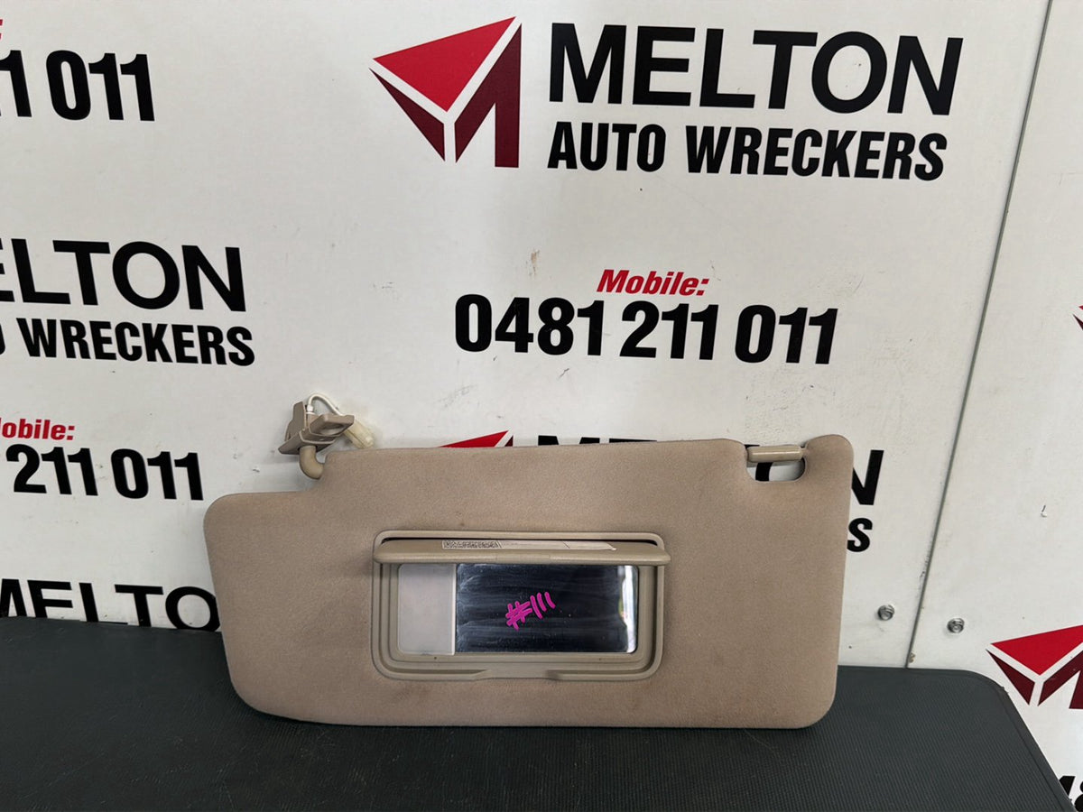 Feb 2002 to May 2009- Nissan Maxima J31- Left Sun Visor- Tan