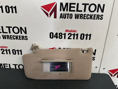 Feb 2002 to May 2009- Nissan Maxima J31- Left Sun Visor- Tan