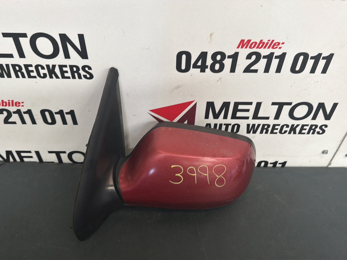 Oct 2003 to Apr 2009- Mazda Mazda3 BK Sedan Hatchback- Left Door Mirror- Power Adjust, 3 Pin, Non Mps