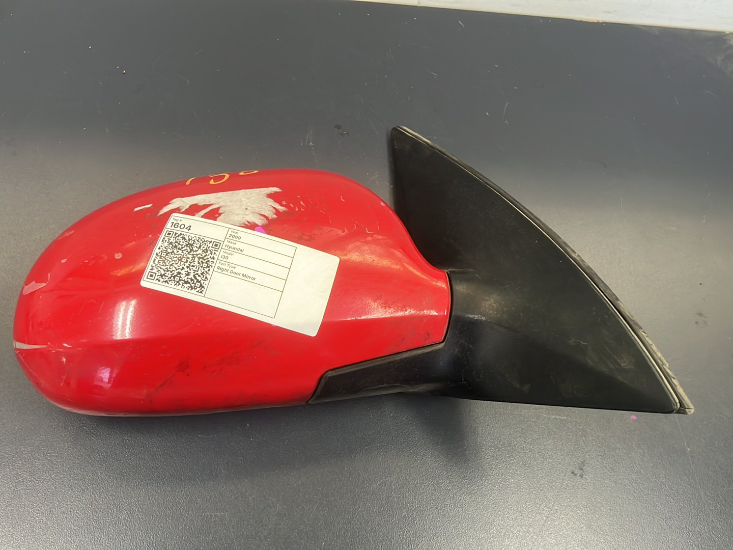 Right Door Mirror, 2009, Hyundai, i30