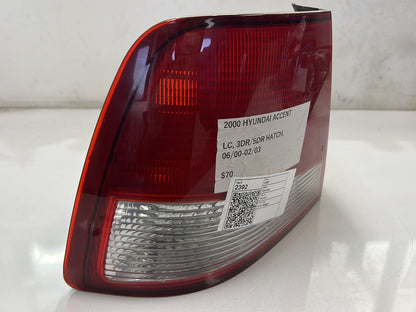 2000 Hyundai Accent LC - Left Taillight