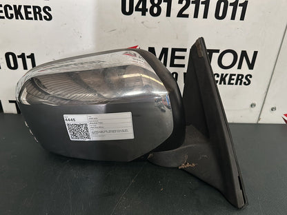 Jul 2006 to Apr 2015- Mitsubishi Triton ML MN- Right Door Mirror- Power Adjust, Non-Indicator, Chrome