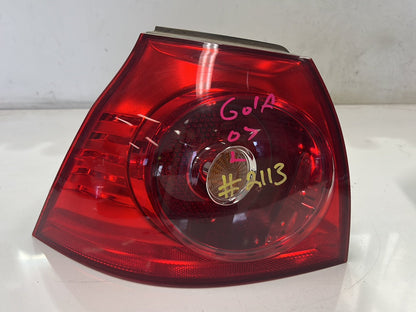 Left Taillight, 2007, Volkswagen, Golf