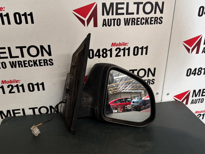 2019 LDV G10 RIGHT DOOR MIRROR SV7C, W/ MANUAL FOLD, BLACK, VAN, 04/15- 2025