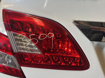 2014 Nissan Pulsar B17 Left Taillight on Bootlid/Tailgate