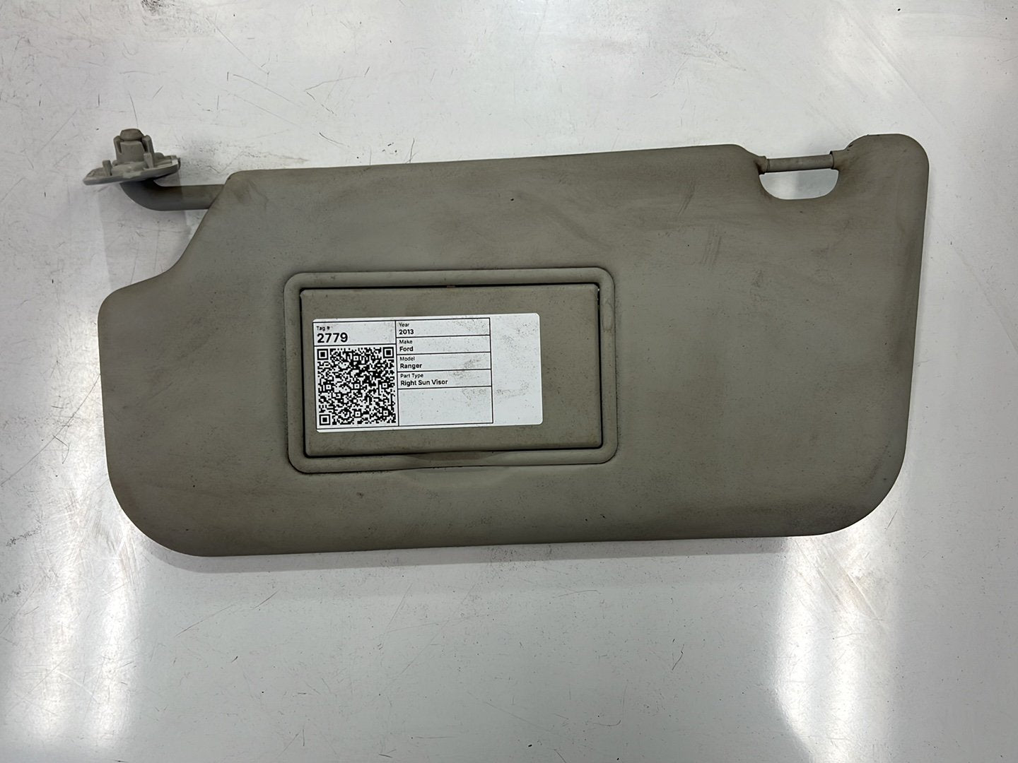 2013 Ford Ranger PX Single Cab Utility Right Sun Visor