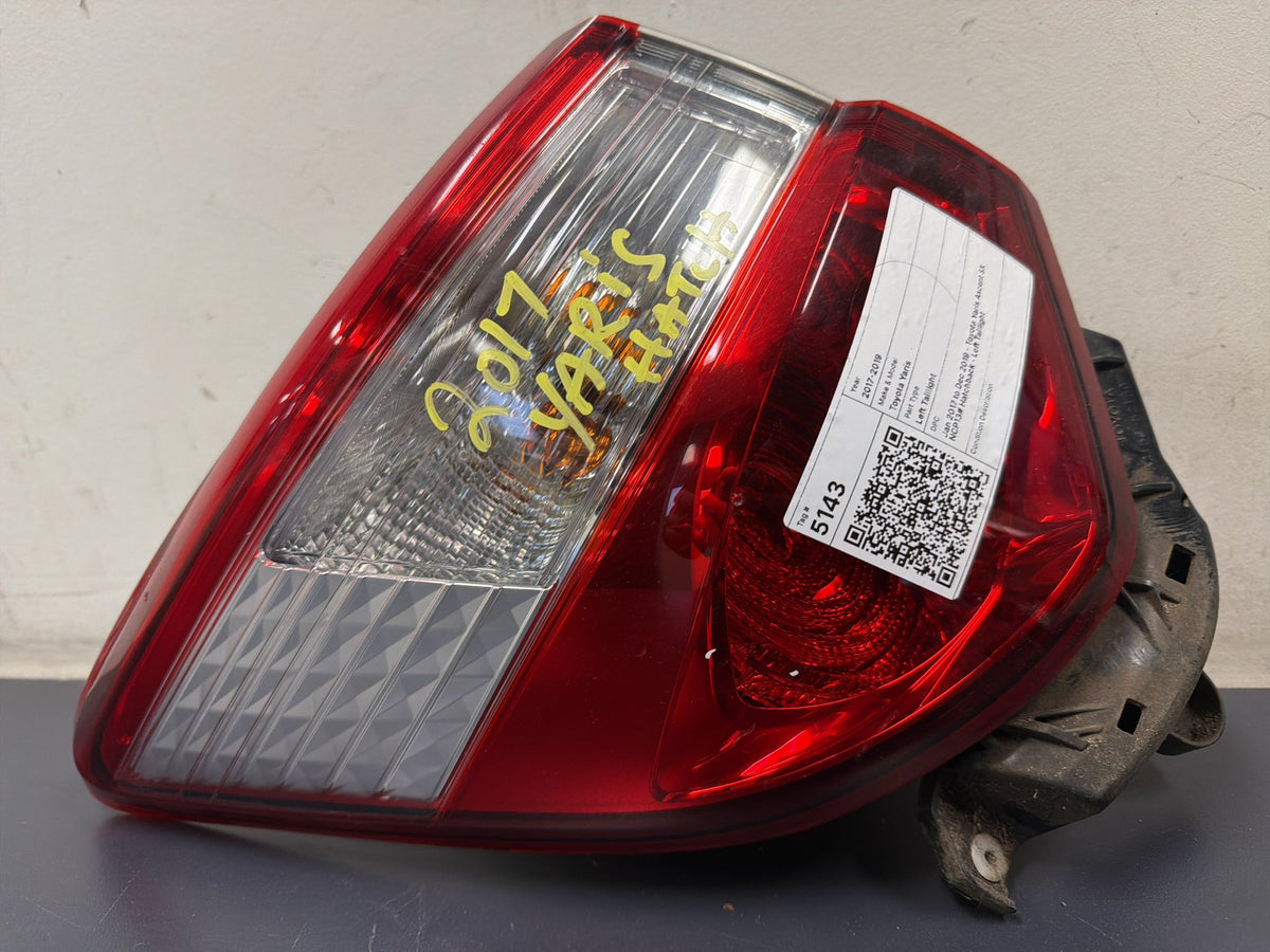 Jan 2017 to Dec 2019 - Toyota Yaris Ascent SX NCP13# Hatchback - Left Taillight