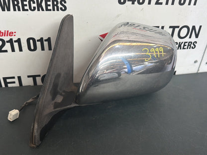 02/2003- 10/2009 Toyota Land Cruiser Prado 120 Series Left Door Mirror Chrome