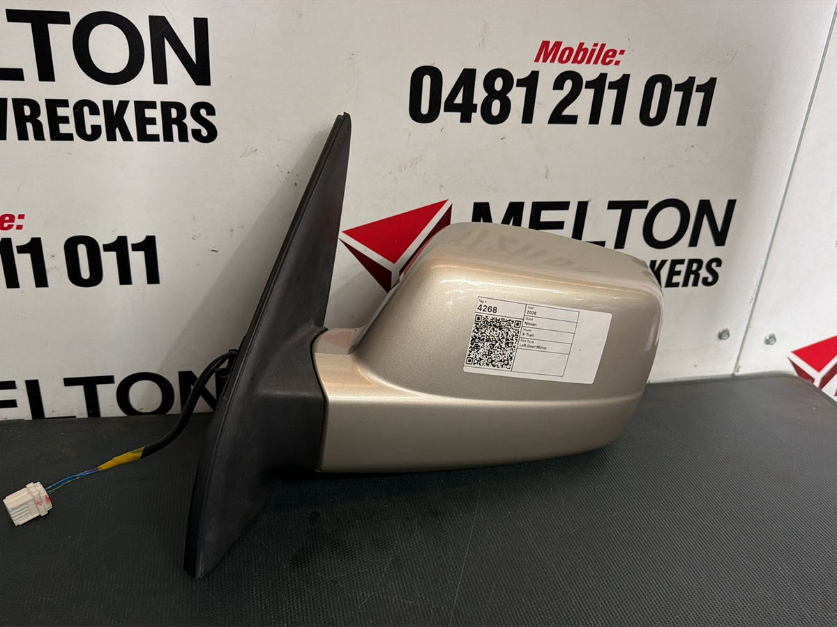 Oct 2001 to Sep 2007- Nissan X-Trail T30- Left Door Mirror- 3 Wire