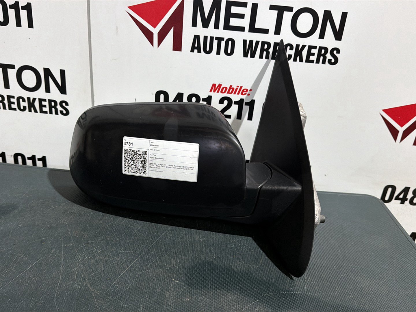 May 2004 to Apr 2011 - Ford Territory SX SY SY MkII TX TS - Right Door Mirror - Non-Indicator, W/O Full Electric Seat