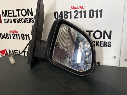 2019 LDV G10 RIGHT DOOR MIRROR SV7C, W/ MANUAL FOLD, BLACK, VAN, 04/15- 2025