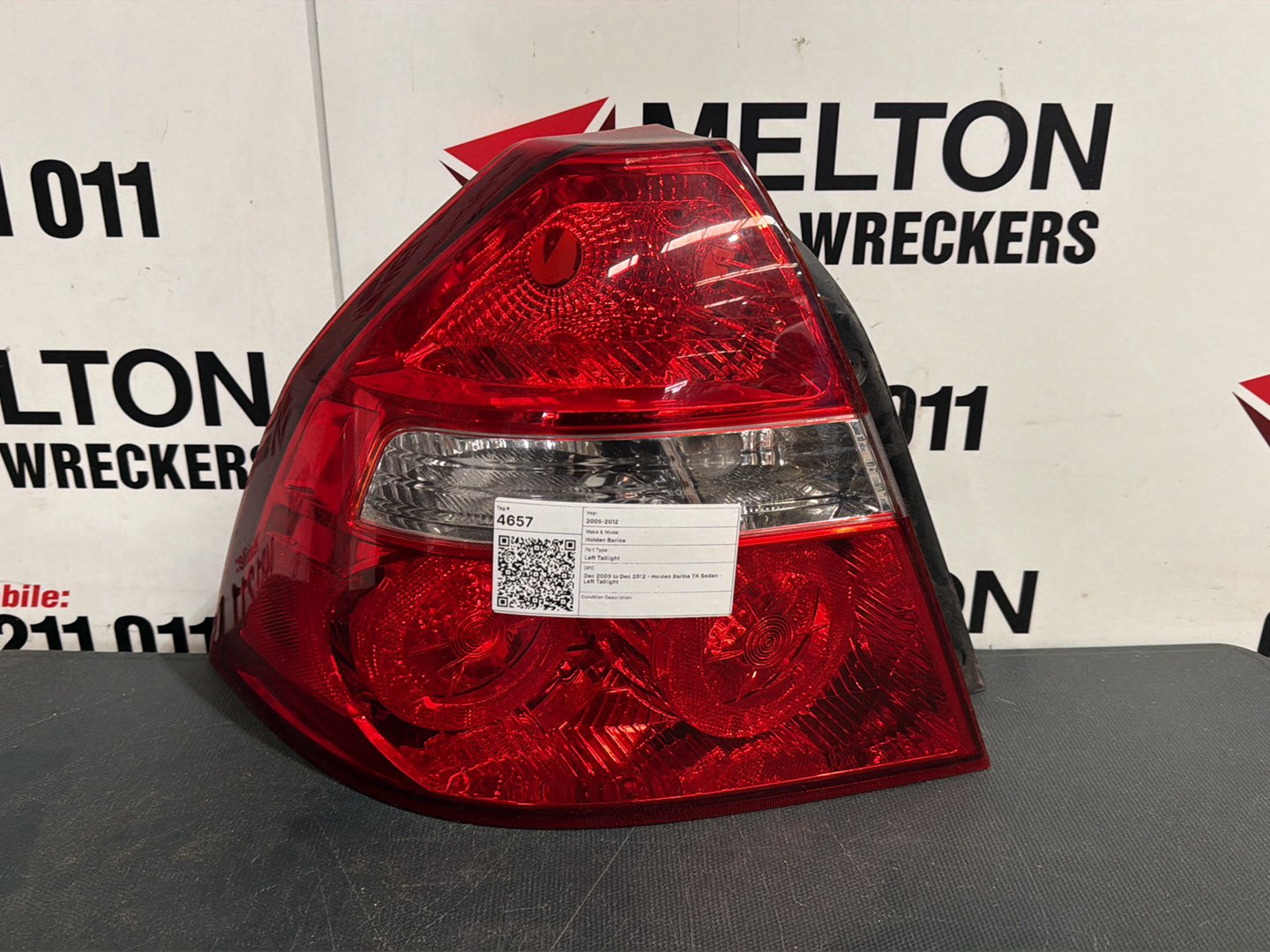 Dec 2005 to Dec 2012 - Holden Barina TK Sedan - Left Taillight