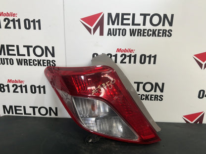 2012 Toyota Yaris Left Taillight