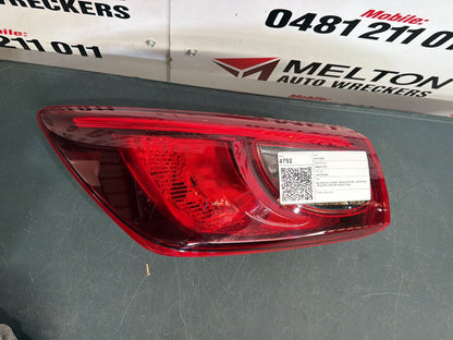 2015-2023 Mazda CX-3 DK Left Taillight Halogen Body Mounted OEM