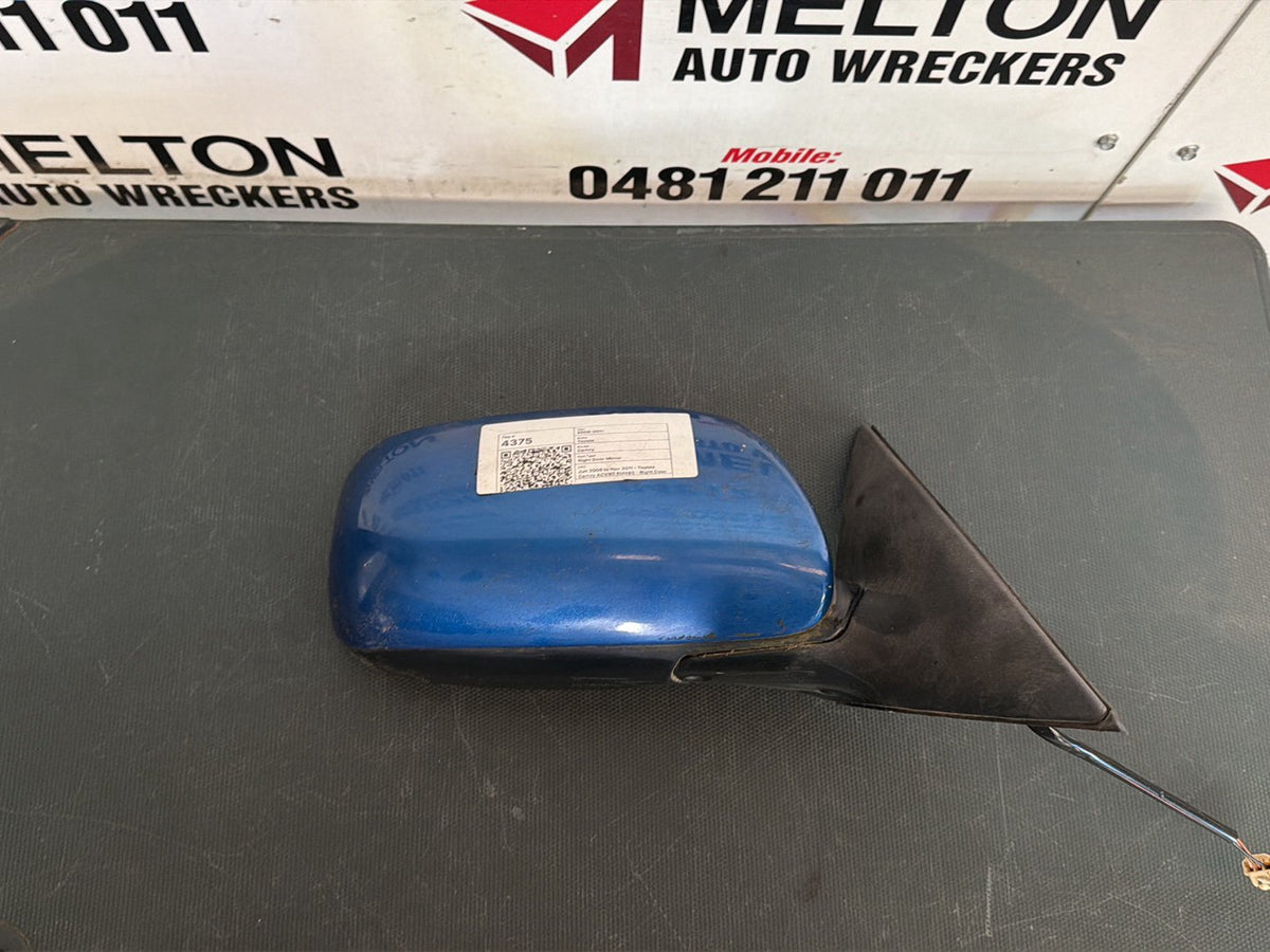 Jun 2006 to Nov 2011 - Toyota Camry ACV40 AHV40 - Right Door Mirror