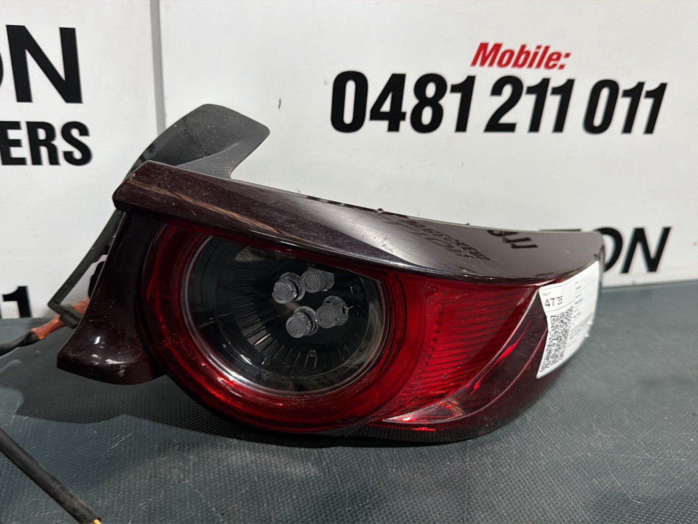 Mar 2019 to Sep 2021 - Mazda Mazda3 BP Pure Evolve Touring GT GTX GSX SP20 Hatchback - Right Taillight - Body Mounted, W/ Led Type